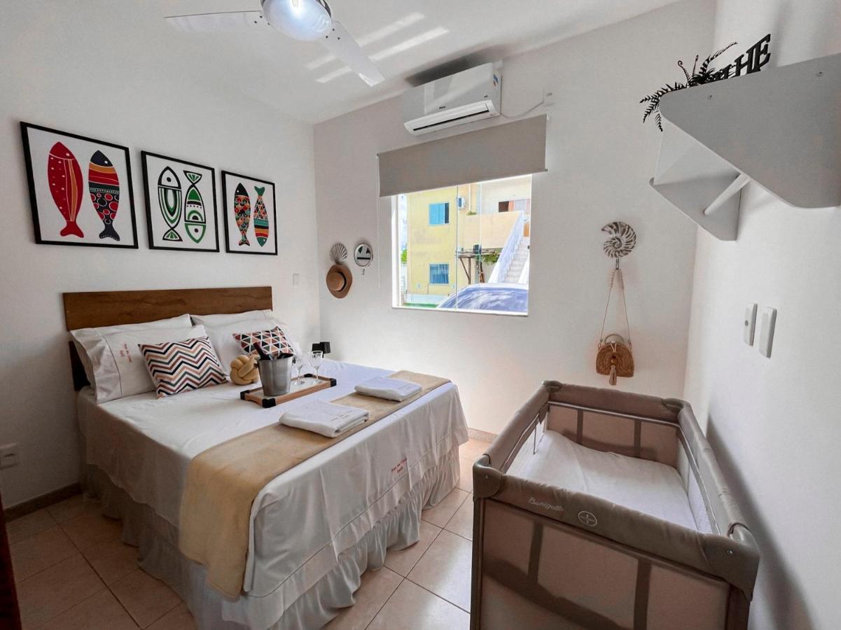 Ferienwohnung Promocao No Pedacinho Do Paraiso - Cond Praia Dos Corais - 200M Praias C Vermelha E Muta, Prox Cabana Dos Corais - Apto Terreo, 2 Quartos Com Ar-Condicionado, Area Gourmet Com Churrasqueira, Cozinha Completa, Wi-Fi 200 Mbps Porto Seguro Exterior foto